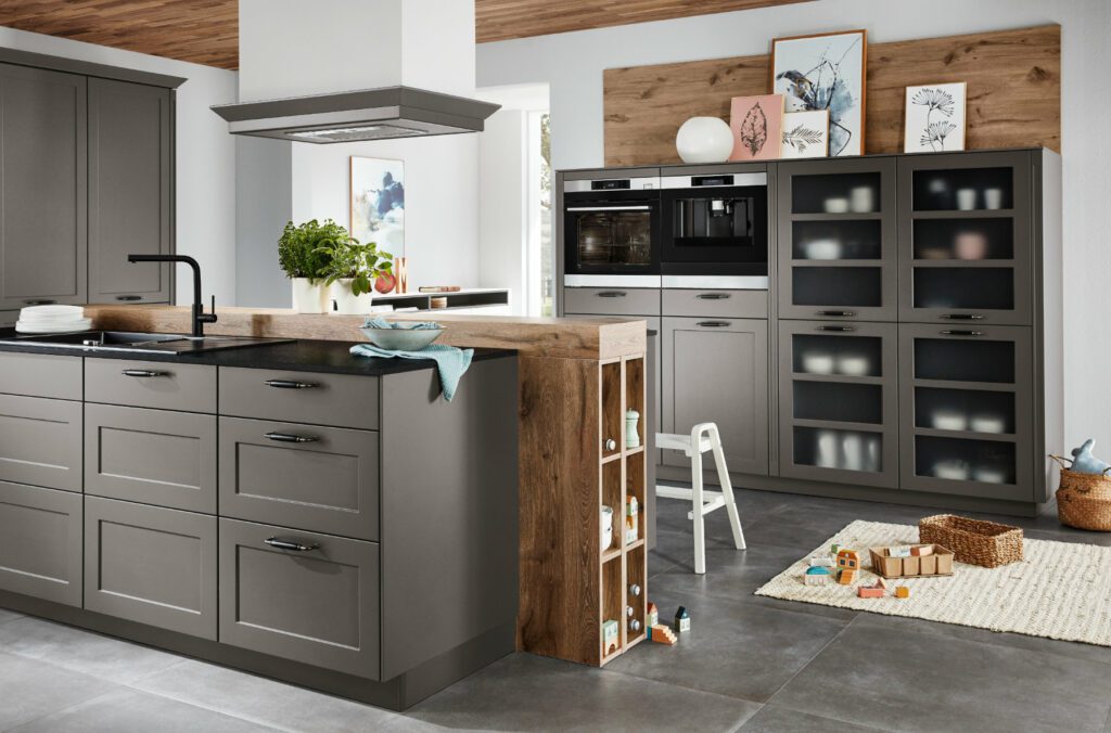 Nobilia Grey Country Style Shaker Kitchen 1 | Square Kitchens, Sheffield