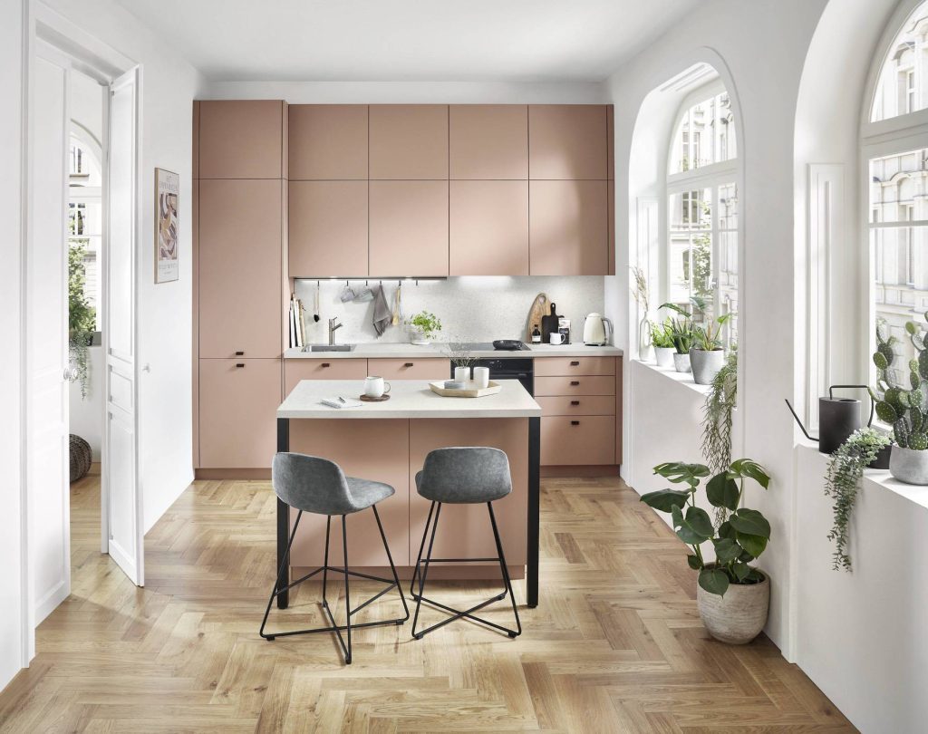 Nobilia Blush Matt Kitchen | Square Kitchens, Sheffield